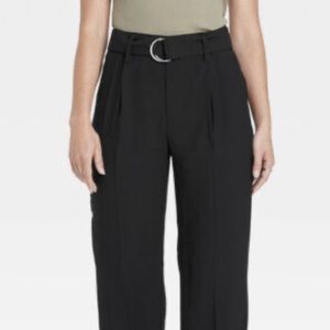 A new day high rise women’s relaxed fit straight leg belted trousers